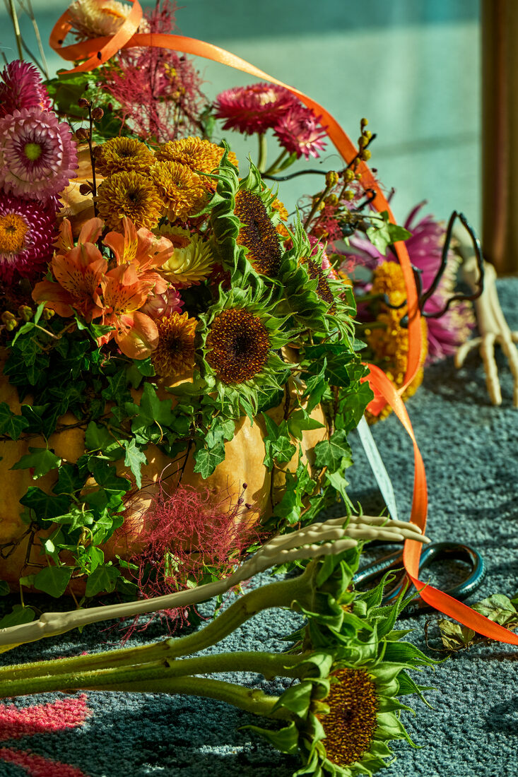 Celebration flower arrangement by Flower Corner