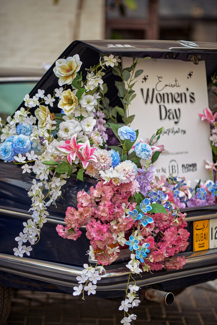 Corporate event floral installation by Flower Corner