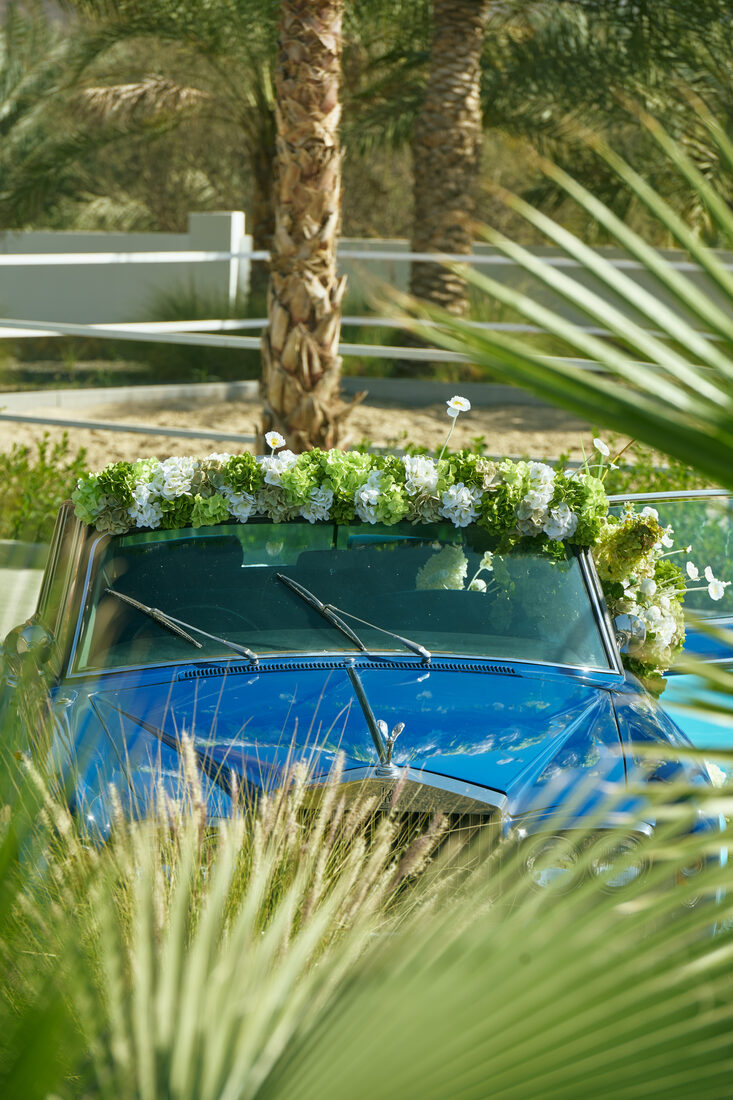 Wedding flower arrangement by Flower Corner, Sharjah
